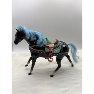 Vintage 1988 HG Toys Carousel Collectables Horse Black KB Toys Exclusive
